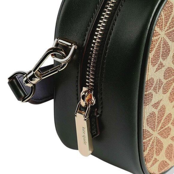 AUTHENTIC KATE SPADE Hunter & Tan Spade Flower Infinity Crossbody & Cardholder - Picture 14 of 15